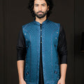 Men's Silk Blend Nehru Jacket