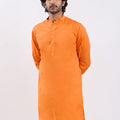 Men's Yellow Orange Kurta