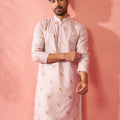Men's Lavender Cotton Muslin Kurta