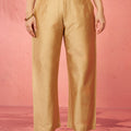 Women's Rose Gold Viscose Palazzo Pants