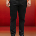 Men's Black Cotton Lycra Pant Style Pyjama