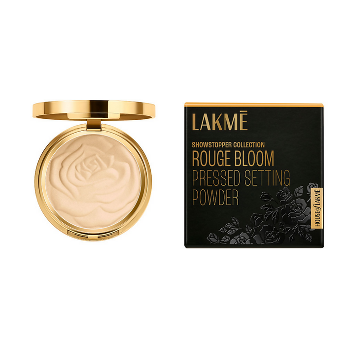 Lakme Showstopper Collection Rouge Bloom Setting Powder - Neutral Nude