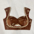 Zarina Rust Brown Blouse