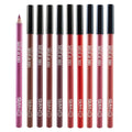 MARS Cosmetics Matte Lip Liner Pack of 10 - Set A