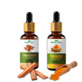 Nature Glow Herbal Sandalwood & Termaric Aromatherapy Oil Combo
