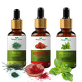 Nature Glow Herbal Tea Tree & Kumkumadi & Peppermint Esssential Oil Combo