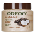 Odeon Coffee & Coconut Scrub Exfoliating Face & Body Scrub For Tan Removal