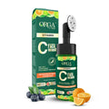 Orgatre Vitamin C Foaming Face Wash with Built-in Silicon Brush, Niacinamide Foaming cleanser for Acne prone Skin