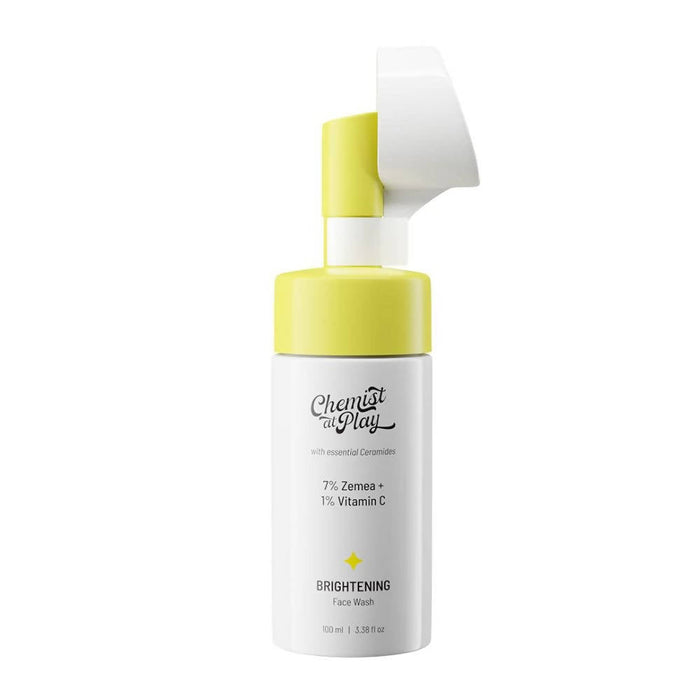 Chemist At Play Brightening Face Wash with 7% Zemea + 1% Vitamin C For Deeply Cleanses & Brightens the Skin