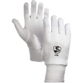 SG Cotton Cricket Inner Gloves Club Adult, White