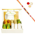 Ghasitaram Assorted Rolls Box With Pearl Beads Rakhi