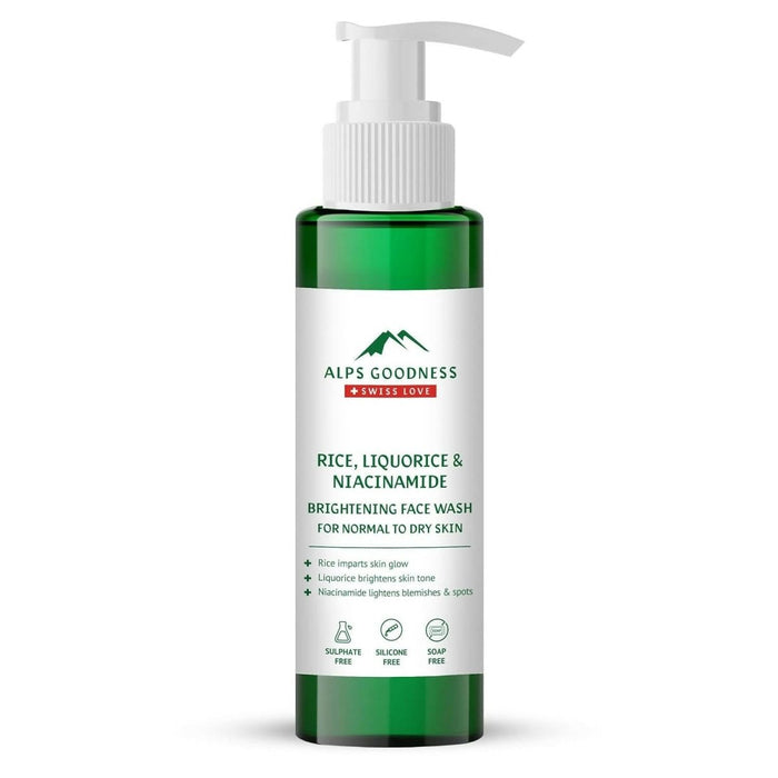 Alps Goodness Rice, Liquorice & Niacinamide Brightening Facewash