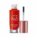 Lakme 9 To 5 Cherry Red Primer + Gloss Nail Polish for a Flawless Finish