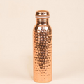 Isha Life Hammered Copper Water Bottle - 950 ml