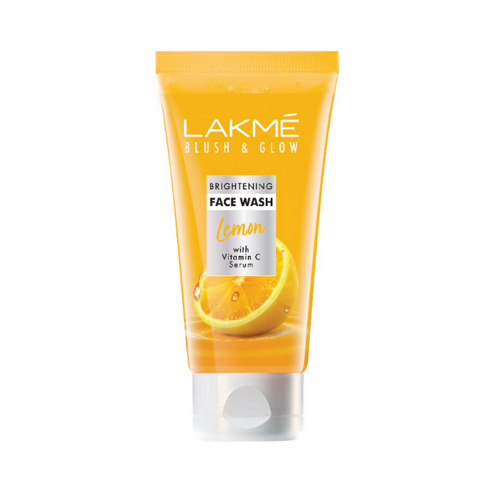 Lakme Blush & Glow Brightening Face Wash with Vitamin C Serum and Lemon Fruit Extracts