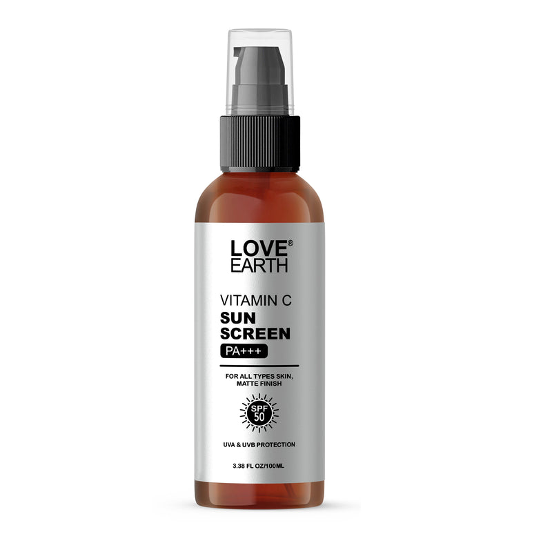 Love Earth Vitamin C Sunscreen SPF-50 PA+++ For Sun's UVA & UVB