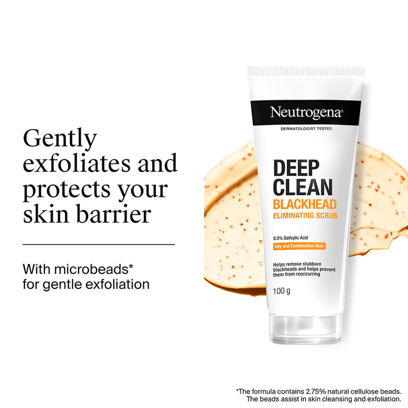 Neutrogena Deep Clean Blackhead Eliminating Face Scrub & Exfoliator with Salicylic Acid