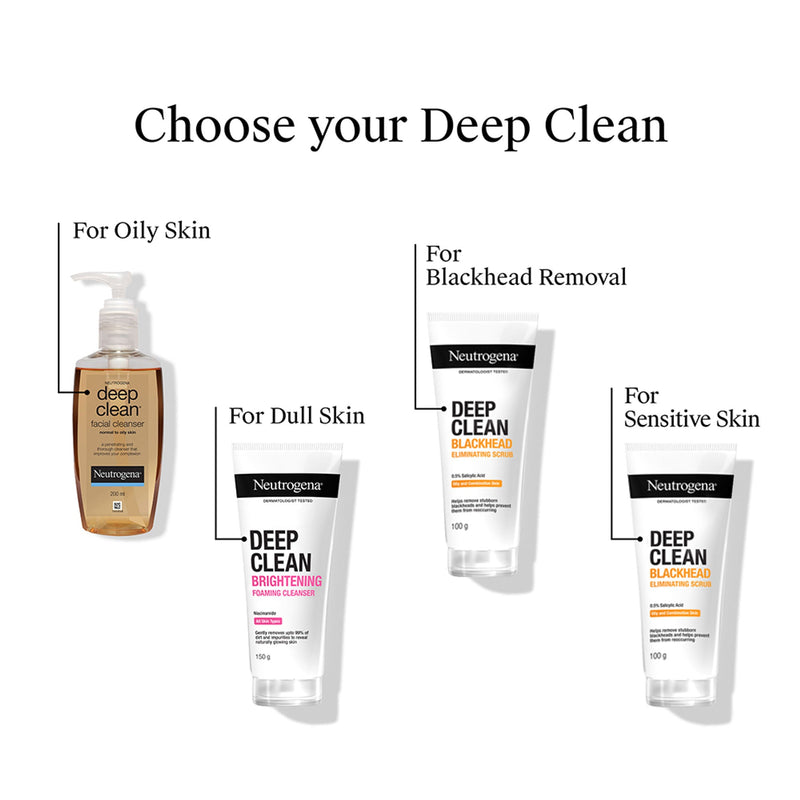 Neutrogena Deep Clean Blackhead Eliminating Face Scrub & Exfoliator with Salicylic Acid