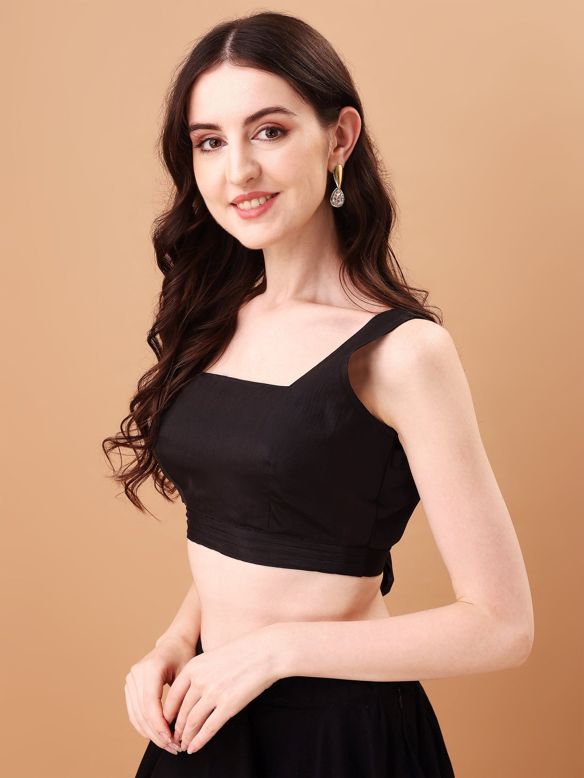 Nayra Black Blouse