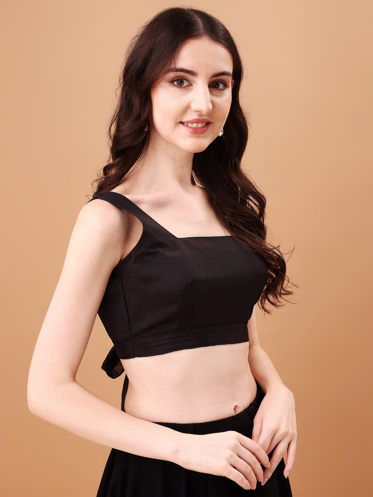 Nayra Black Blouse
