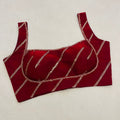 Divine maroon sleeveless blouse