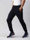 Men Combed Cotton Rich Jogger with Side Pockets Navy JP4