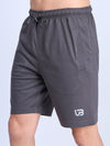 Men Combed Cotton Rich Agile Shorts Dark Grey AGS2