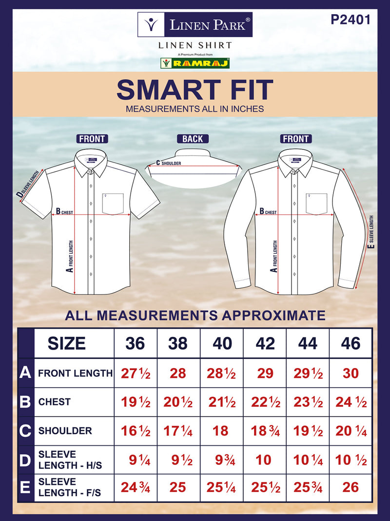 Men Pure Linen White Shirt 5544