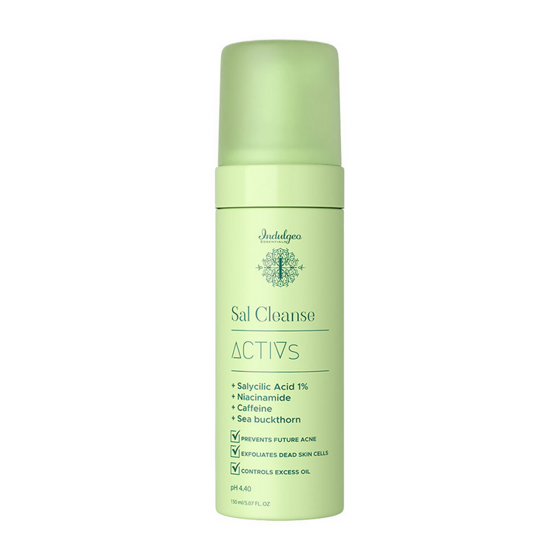 Indulgeo Essentials Sal Cleanse - Salicylic Acid Foaming Face Wash