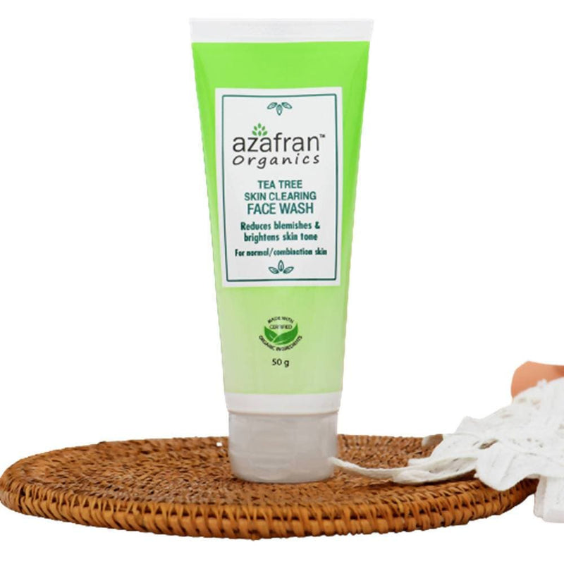 Azafran Organics Tea Tree Skin Clearing Face Wash