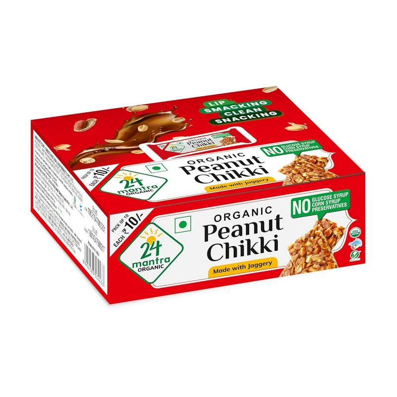 24 Mantra Organic Peanut Chikki