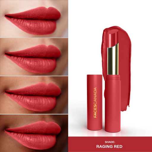 Faces Canada 3 in 1 LongStay Matte Lipstick - Raging Red 10