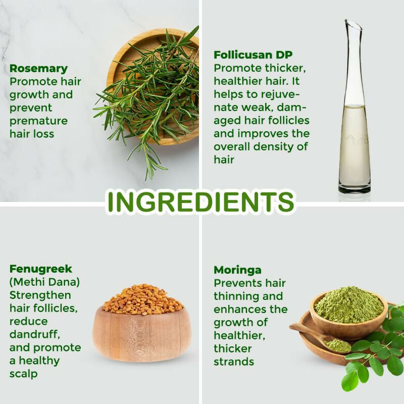 Jovees Herbal Rosemary Water Spray With Follicusan DP