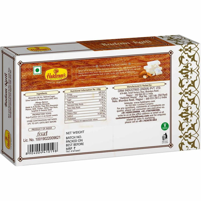 Haldiram's Nagpur Kaju Katli, Badam Katli, Mini Kaju Katli