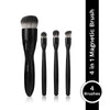 PAC Studio 4-IN-1 Magnetic Makeup Brush - Innovative Compact Handle, Travel Friendly, High Quality Bristles