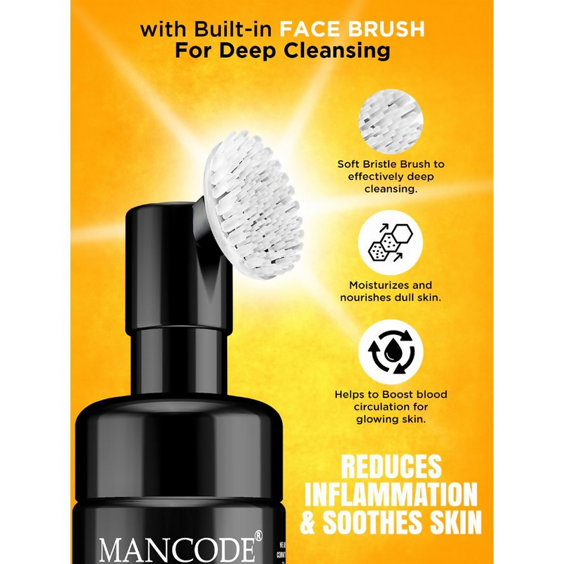 Mancode Detoxifying De Tan Foaming Face Wash
