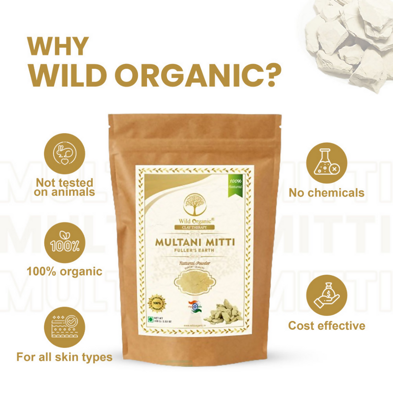 Wild Organic Multani Mitti Powder