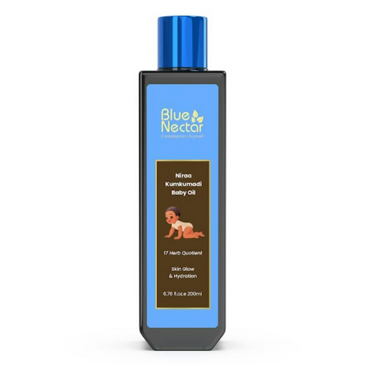 Blue Nectar Baby Oil with Pure Kumkumadi Oil