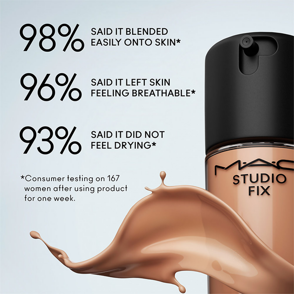 M.A.C Studio Fix Fluid SPF 15 Mini Soft Matte Foundation With Hyaluronic Acid - NC37