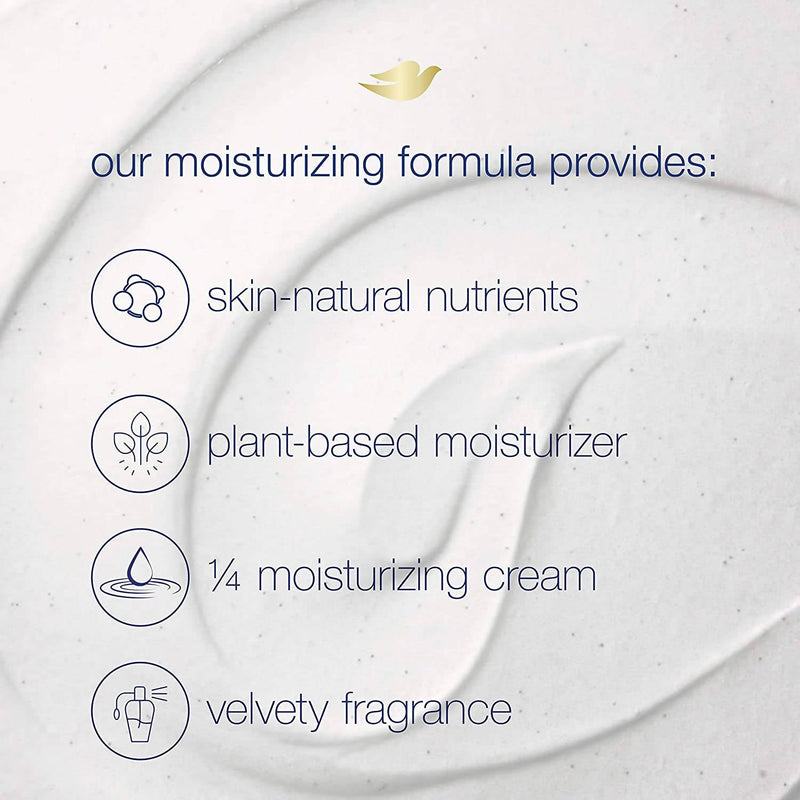 Dove Crushed Macadamia & Rice Milk Moderate Exfoliating Body Scrubating Body Polish Scrub