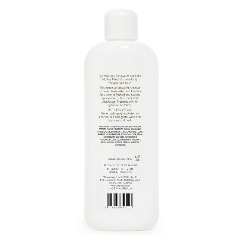 Natio Rosewater Micellar Cleansing Water