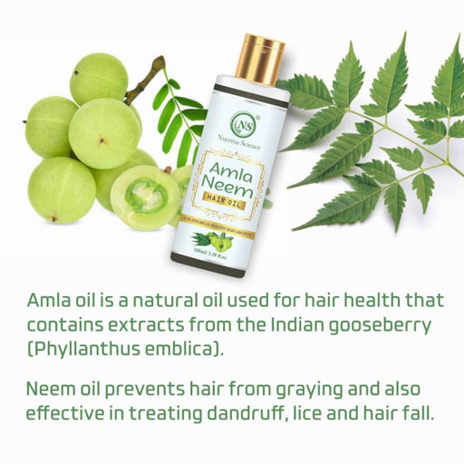Nuerma Science Amla Neem Hair Oil | Hair Growth Prevents & Premature Graying