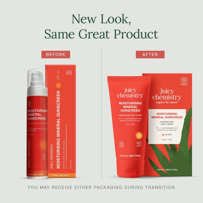 Juicy Chemistry Moisturising Mineral Sunscreen SPF 40 PA++++