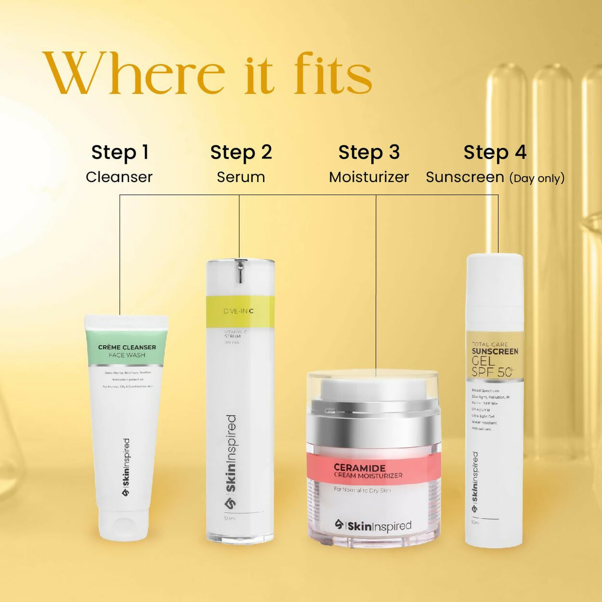 SkinInspired Total Care Gel Sunscreen Spf 50+