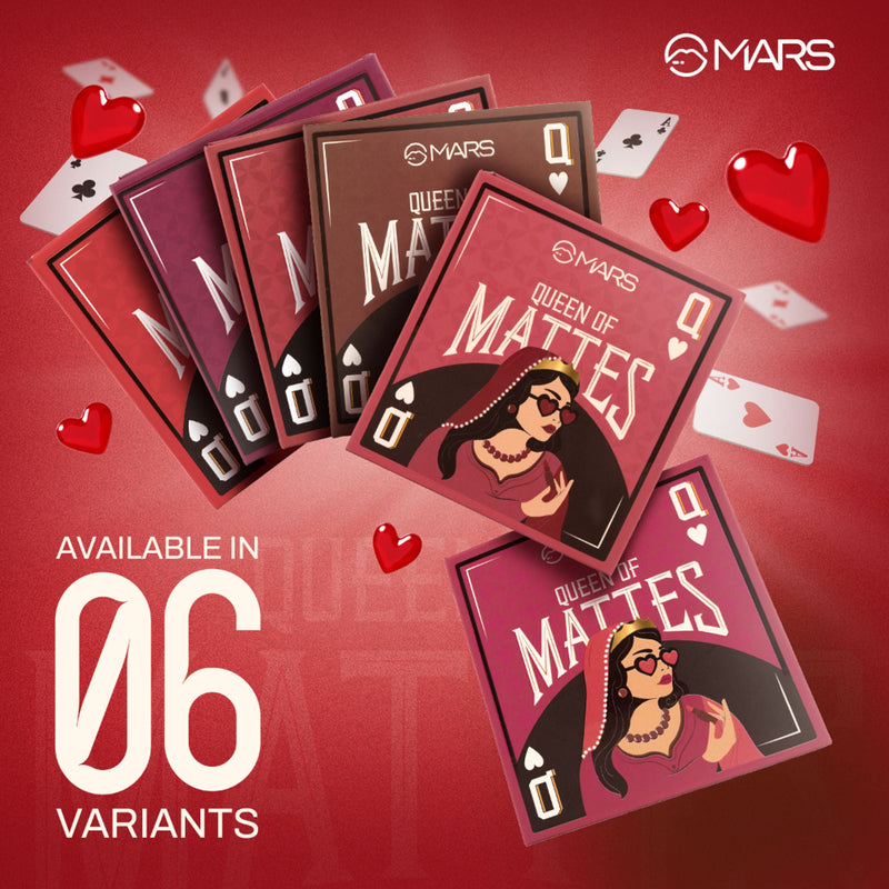 MARS Cosmetics Queen Of Mattes Reds & Maroons Liquid Lipsticks - Browns