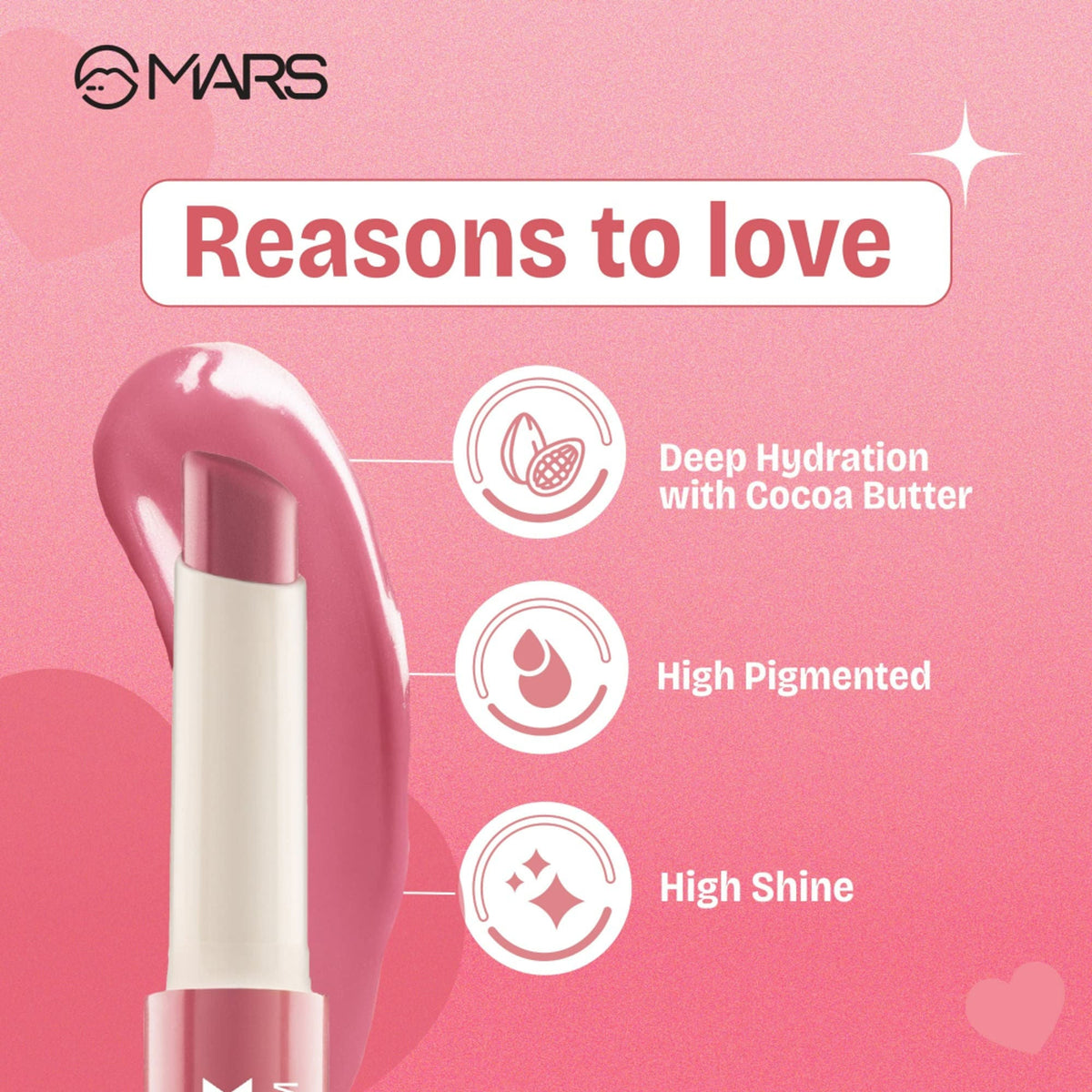 MARS Cosmetics Click Stix Gloss Lip Balm - 02-barely Pink