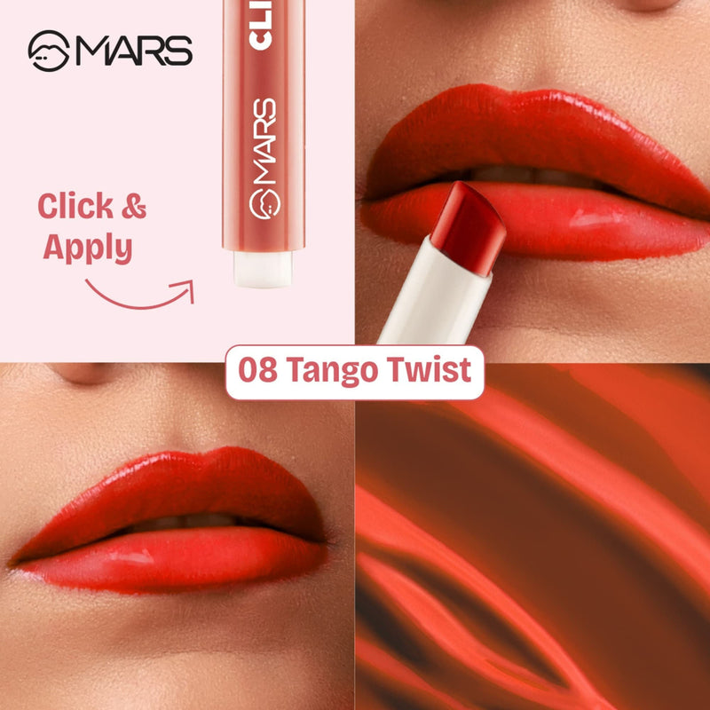 MARS Cosmetics Click Stix Gloss Lip Balm - 08-tango Twist