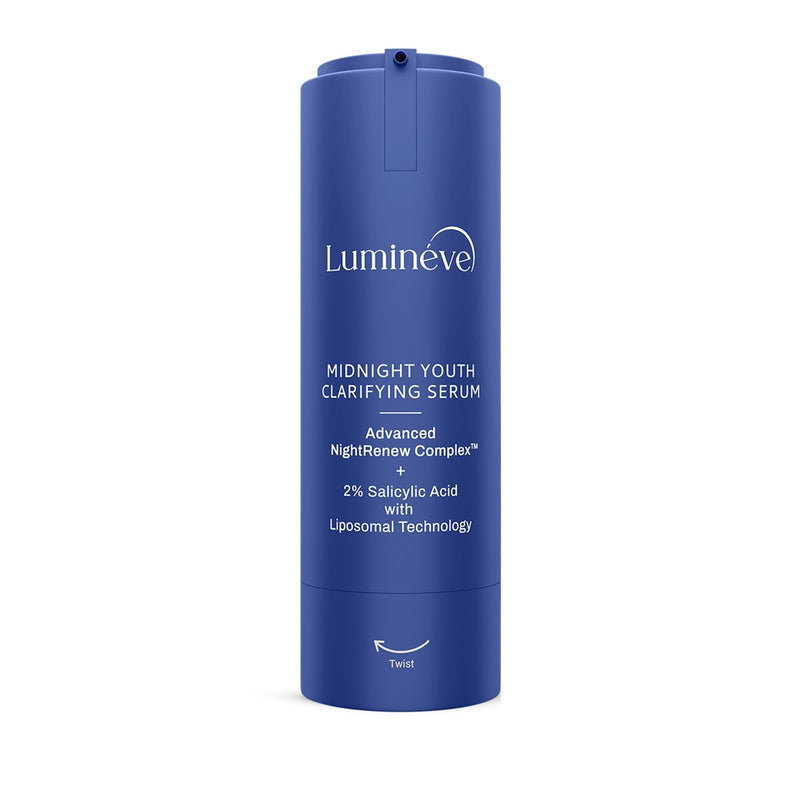 Lumineve 2% Salicylic Acid Face Serum for Active Acne & Pores with Advanced NightRenew Complex