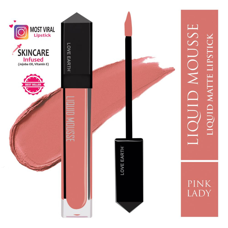 Love Earth Liquid Mousse Lipstick - Pink Lady