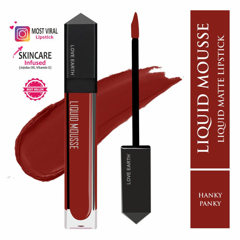 Love Earth Liquid Mousse Lipstick - Hanky Panky
